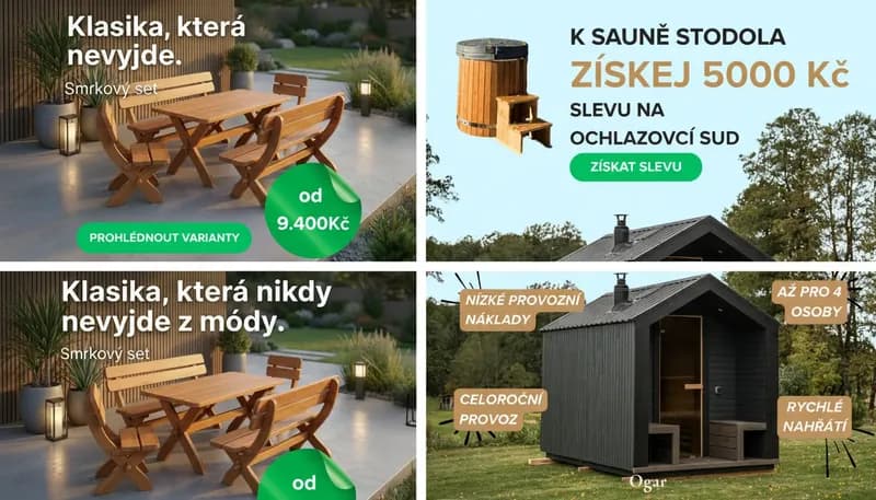 Screenshot webu Zahradní nábytek Ogar